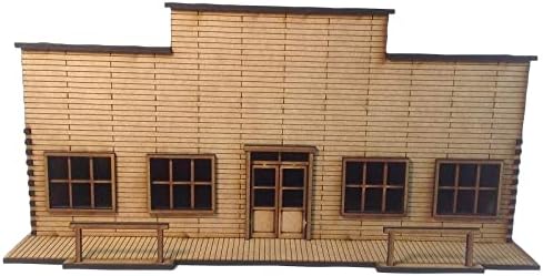 Store Front F Western Building MDF Kit 28mm Terrain Scenery Old West