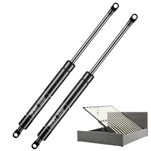 Vepagoo 2 x Amortiguadore de Gas 200MM 100N/10KG, Universal Muelle de Gas Pistons para Cama Canape, Puerta Cocina Slow, Muebles Cocina, Maletero, Muebles de TV, Ventana