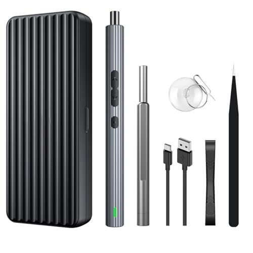Juego de destornilladores 58 en 1 con batería recargable, herramienta inalámbrica compacta para electrónica y destornillador de mejora del hogar