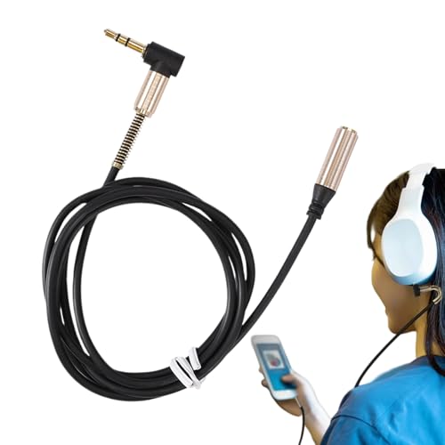 Cavo di Collegamento Audio per Altoparlanti - Adattatore Plug Maschio a Femmina da 3.5mm,Accessori Spinotti Altoparlante Prolunga Versatile Leggera per Smartphone Tablet