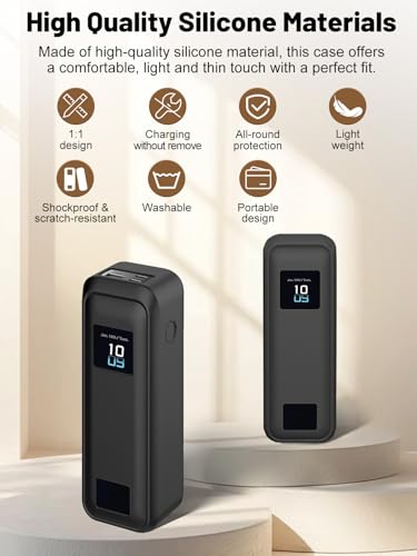 Funda de silicona compatible con Anker Prime Power Bank 20.100 mAh cargador de 3 puertos 2