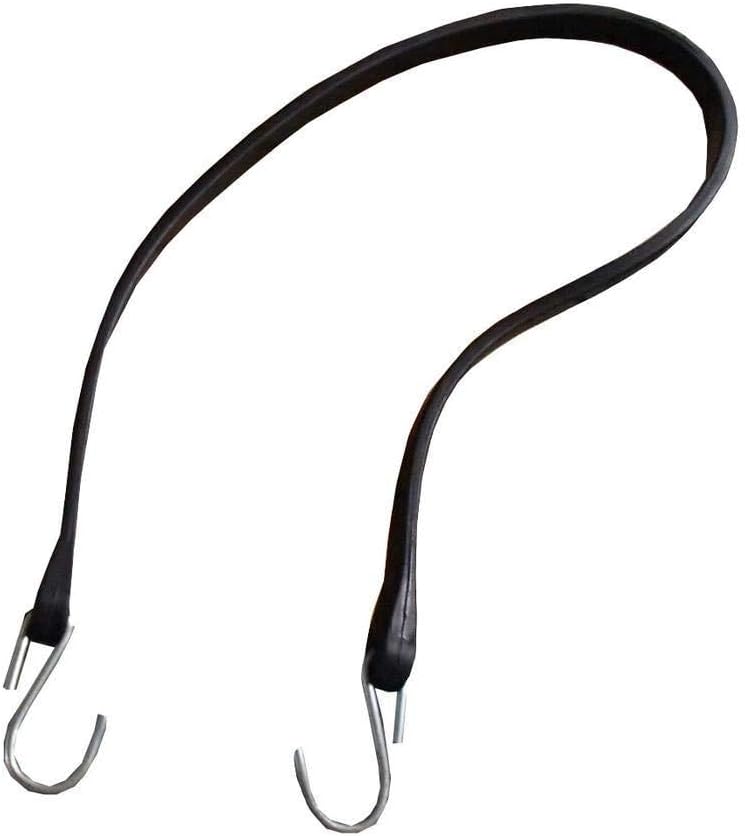 Twenty 31" Inch Natural Rubber Bungee Straps for Cargo Trailer Tarp Tie Down Heavy Duty