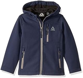 Reebok Boys' Toddler Super Soft Shell Jacket, Classic Active Navy, 3T