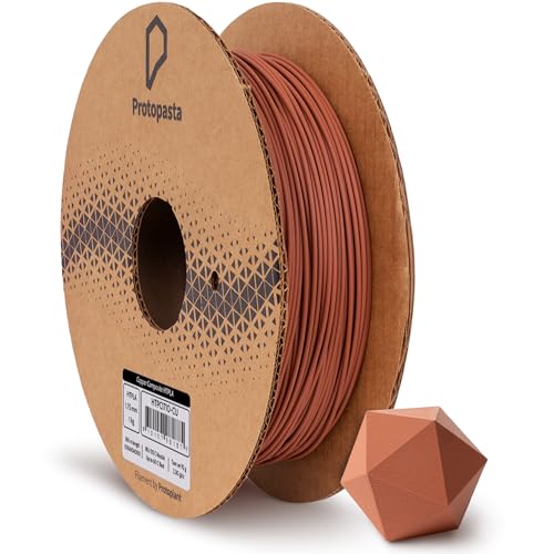 Protopasta Copper Filled PLA 3D Printer Filament | ProtoPlant Metal-Filled PLA Plastic Printer Filament with 60% Copper 