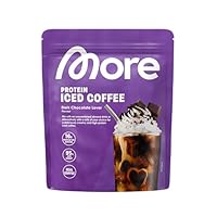 MORE Protein Iced Coffee, 650g, Dark Chocolate Lover, Eiskaffee mit wertvollen Proteinen, wenig Zucker und Fett - made in Germany
