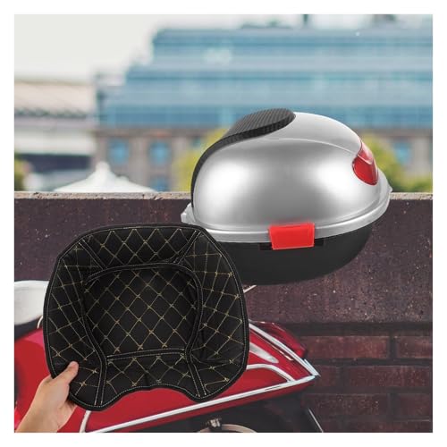 Almohadilla protectora para baúl de moto con ajuste universal y forro interior acolchado 5