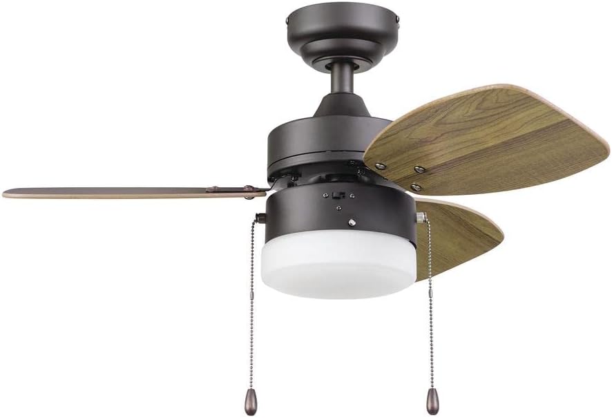 Patriot Lighting Gibson Street 30" Bronze Indoor LED Ceiling Fan