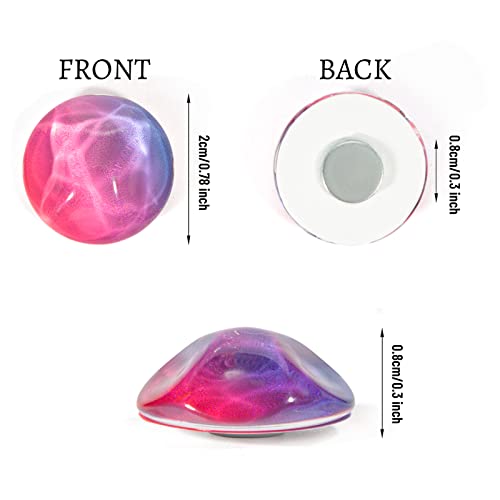 Staruby 25 Color Fridge Magnets Gradient Refrigerator Magnets Cool Decorative Magnets Office Kitchen Magnets Glass Magnets Fridge Locker Magnets For Whiteboard,Dia 2 Cm #TOP1