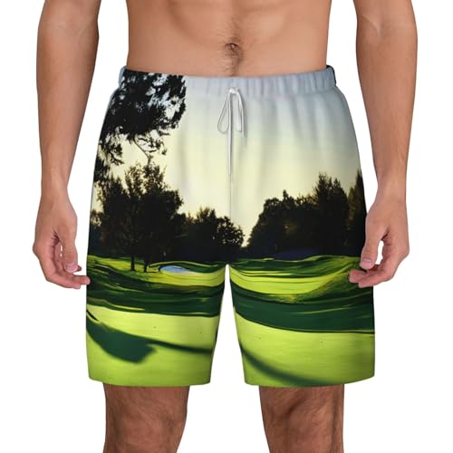 Short de bain pour homme terrain de golf léger respirant pour sport