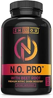Zhou Nutrition Nitric Oxide Supplement with L Arginine, Citrulline Malate, AAKG and Beet