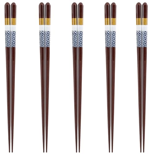 J-kitchens 幸せ箸 5膳 セット 素材:木材 箸 お箸 日本製 PID5255