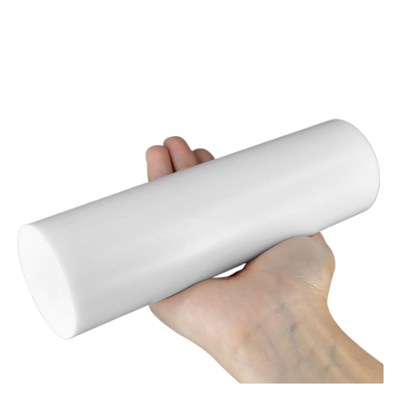 PTFE-Rundstab, hochbelastbar, 20/30/50 cm Durchmesser, massiver Kunststoff, chemikalienbeständig, bearbeitbar for industrielle Anwendungen(110mm x 0.2m)