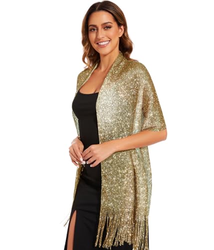 Sparkling Metallic Shawls and Wraps with Buckle,for Evening Dresses Party Wedding Bride Bridesmaid3