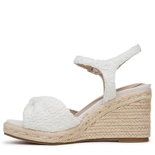LifeStride Womens Tahlia Espadrille Wedge Sandal White Fabric 10 M by LifeStride - Used condition - Image 9