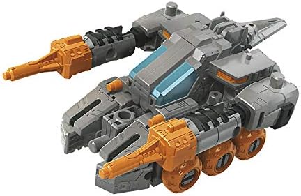 Decepticon Fasttrack figure transformed into a futuristic tank vehicle mode.