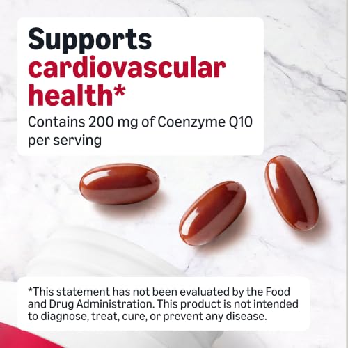 Amazon Basics Rapid Release CoQ10 Softgels, 200 mg, 150 Count view 2