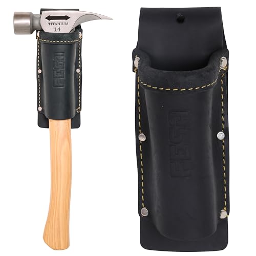 Image of FESA No Slap Leather Hammer Belt Holder for Belt - Fits Any Belt