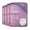 Amazon Basic Care Lady Pants Discreet Normal Large, 4 packs of 7 (28 Total)