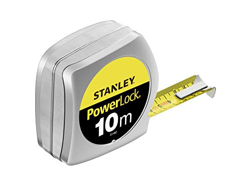 Cinta métrica Stanley Power lock 0-33-442 plateada