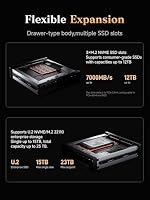 MINIS FORUM MS-A2 Mini PC, AMD Ryzen 7 7745HX (8C/16T bis 5,1 GHz), PCIe x16, 8K Triple Display, 2X 10G SFP+, 2X 2,5G LAN, 3X M.2, ohne RAM/SSD – Ansicht 8