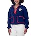 WEAR by Erin Andrews Women's Royal New York Giants Polar Fleece Half-Zip Jacket