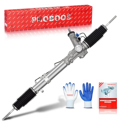 PHOBOOS Hydraulic Power Steering Rack and Pinion Assembly Compatible with BMW 318i 1992-1998, 318is 1992-1999, 318ti 1995-1999, 320i 1993-1995, 323i(is), 325i(is), 328i(is), M3, Z3, Ref.26-1822