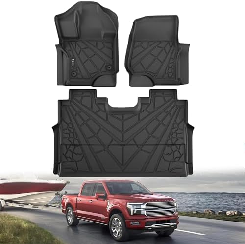 KARPAL Floor Mats for 2015-2025 2026 Ford F-150 SuperCrew (Includ...