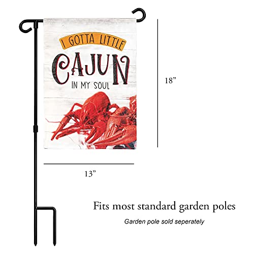 Magnolia Garden Cajun In My Soul Lifelike Crawfish 13 X 18 Inch Polyester Garden Flag #TOP2