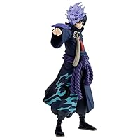 Banpresto Statuetta Azione Sasuke Uchiha Naruto Shippuden - Grande edizione 24 cm - Multicolore BP29217P - Figura da collezione - Ottimo per i fan degli anime
