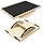 Balance Board Professional Wobble Board for Adults Anti-Slip for Physical Therapy Standing Desk Core Strength Wooden Rocker B