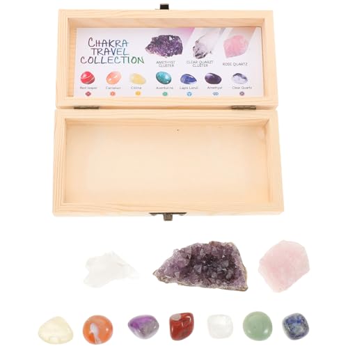 Coffret de Minéraux Naturels Healvian Idée Cadeau Unique pour la Famille
