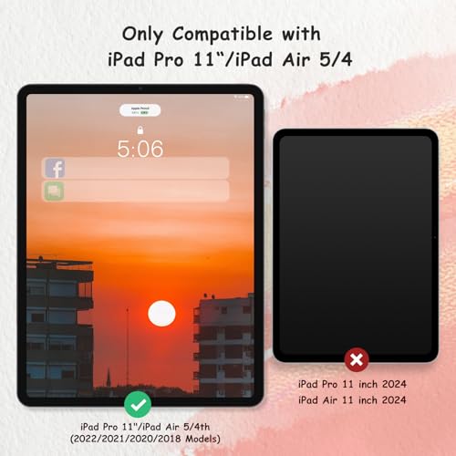 image for bersem 2 PACK Paperfeel Screen Protector for iPad Pro 11 inch (2022/20