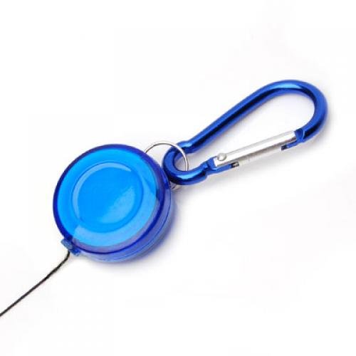 5Pcs Retractable Badge Reel Pen Belt Clip And Carabiner #TOP3
