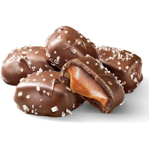 Sanders Milk Chocolate Sea Salt Caramels - 18 oz Tub - Thumbnail 4