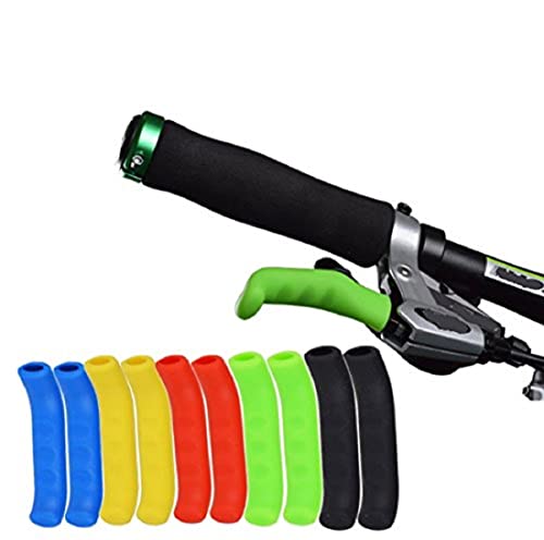 Juscycling Anti-Slip Shock-Absorbing And Comfortable Brake Handle Silicone Sleeve Universal Brake Lever Protection Cover For Road Bike And Mtb，2 Pairs (Black) #TOP29
