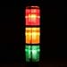 Industrial Signal Light, LED Alarm Tower Lamp Light Flash Indicator, 220V 3-Layer Stack LED Warning Light Buzzer for Residential Area, Boat, Workship, etc