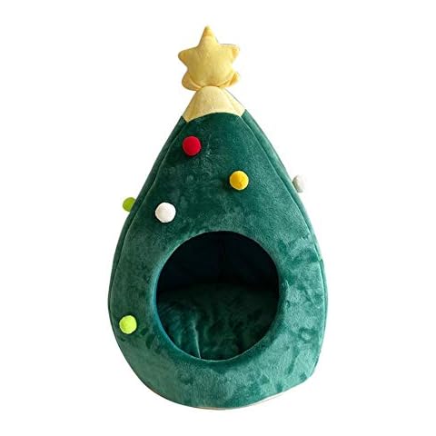 Cesta para mascotas Ototon con forma de árbol de Navidad Cover