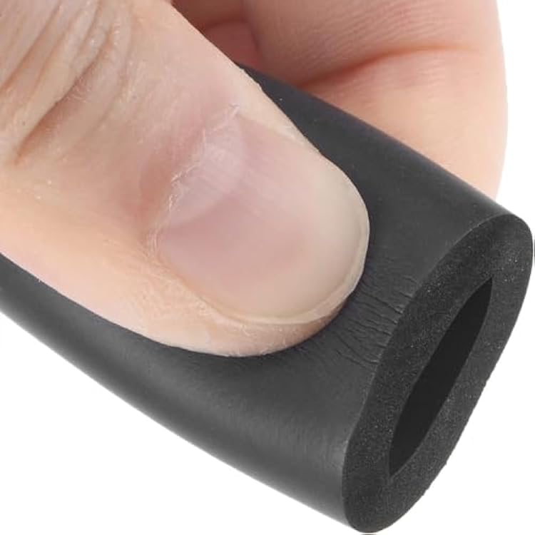 Waterproof Foam Pipe Insulation, Black Rubber Insulation Tube, Winter Pipe Freeze Protection Foam Insulation For Water Pipes, Outdoor Retardant Rubber Tubular, 1.7/1.8m Length ( Size : 32mmx20mmx1.8m