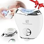 Electric Nail Clipper, 3 in 1 Baby Fingernail Trimmer, Polisher & Clip Storage, LED, USB Rechargeable & 3 Speeds Ideal for Baby, Kids, Seniors, Caregivers