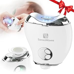 Electric Nail Clipper, 3 in 1 Baby Fingernail Trimmer, Polisher & Clip Storage, LED, USB Rechargeable & 3 Speeds Ideal for Baby, Kids, Seniors, Caregivers