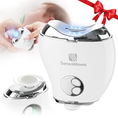 Electric Nail Clipper, 3 in 1 Baby Fingernail Trimmer, Polisher & Clip Storage, LED, USB Rechargeable & 3 Speeds Ideal for Baby, Kids, Seniors, Caregivers