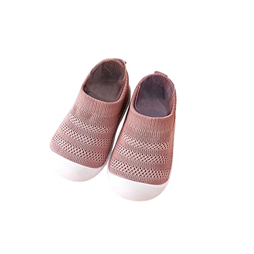 Baby Infant Shoes Boy Girl Sandals Outdoor First Walkers Anti-Slip Soft Sole Sneakers Summer Walking (Pink, 6 Infant)