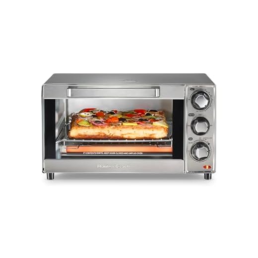 Hamilton Beach 31401, Horno Tostador De 4 Rebanadas Acero Inoxidable Hombres, Plateado, 12 Litros