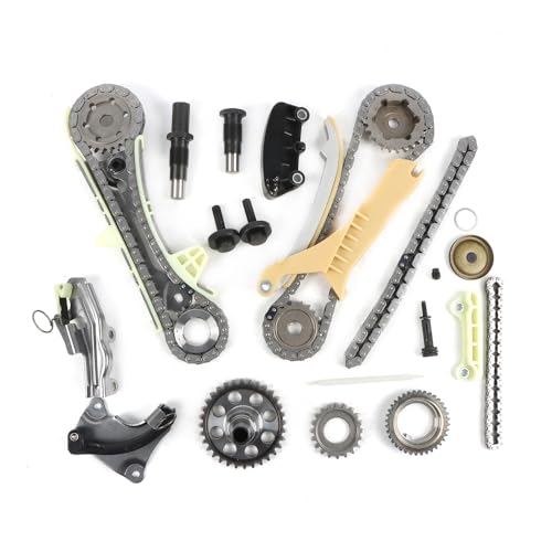 4.0 Timing Chain Kit W/Tensioner & Guide [SOHC, 6Cyl 4.0L] Compatible with 2001-2009 Ranger, 2005-2009 Mustang, 1998-2009 Mountaineer, 1997-2009 Explorer, 2001-2009 B4000