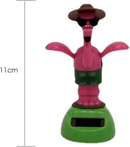 Miniatura 6 de ikasus 3 piezas de juguetes solares de flamenco bailarín lindo juguete de muñeca de flamenco tembloroso lindo juguete solar bailando muñecas de