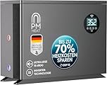 poolomio® Wärmepumpe Pool 60-90 m³ | Effiziente Full Inverter Wärmepumpe Invermo 17 kW mit Smarter App-Steuerung | Ultra leise Poolheizung mit Smarter App-Steuerung (17.000 Watt, COP 15)