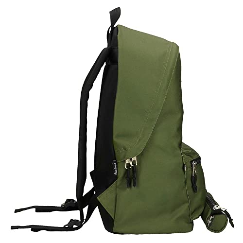 Pepe Jeans Aris Zaino Per Laptop 15,6 Pollici - Doppio Scomparto, 31 X 44 X 17,5 Cm, Poliestere - Verde Oscuro - Con Astuccio - 2