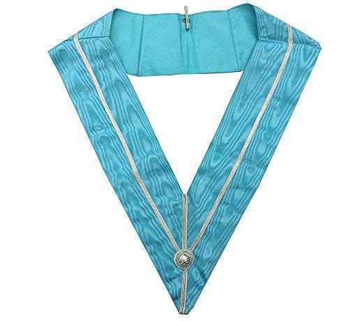 Sky Blue Masonic Regalia Craft Past Master Collar Mc002