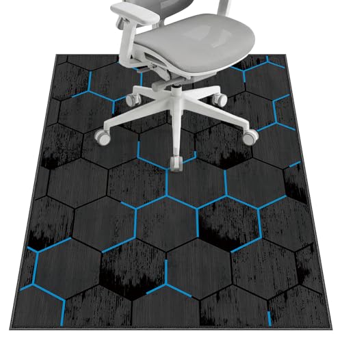 Office Chair Mat for Hardwood Floor & Tile Floor,36"X 48"-Esports Black
