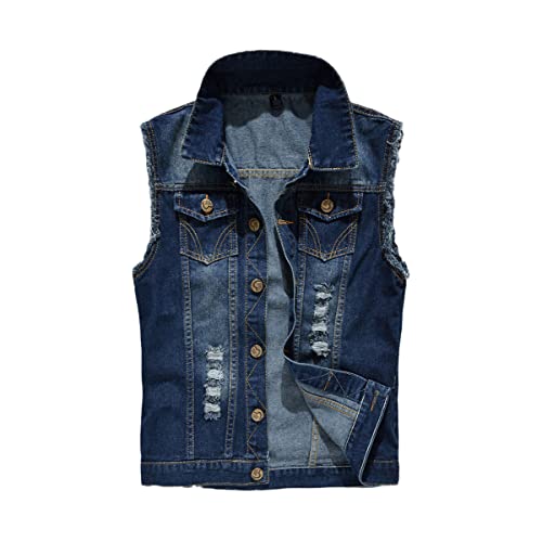 Gilet en jean sans manches femme pour remplacer une veste lourde taille M 2201